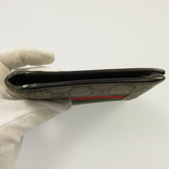 Gucci GG Supreme WEB Bifold Wallet - Picture 6 of 13